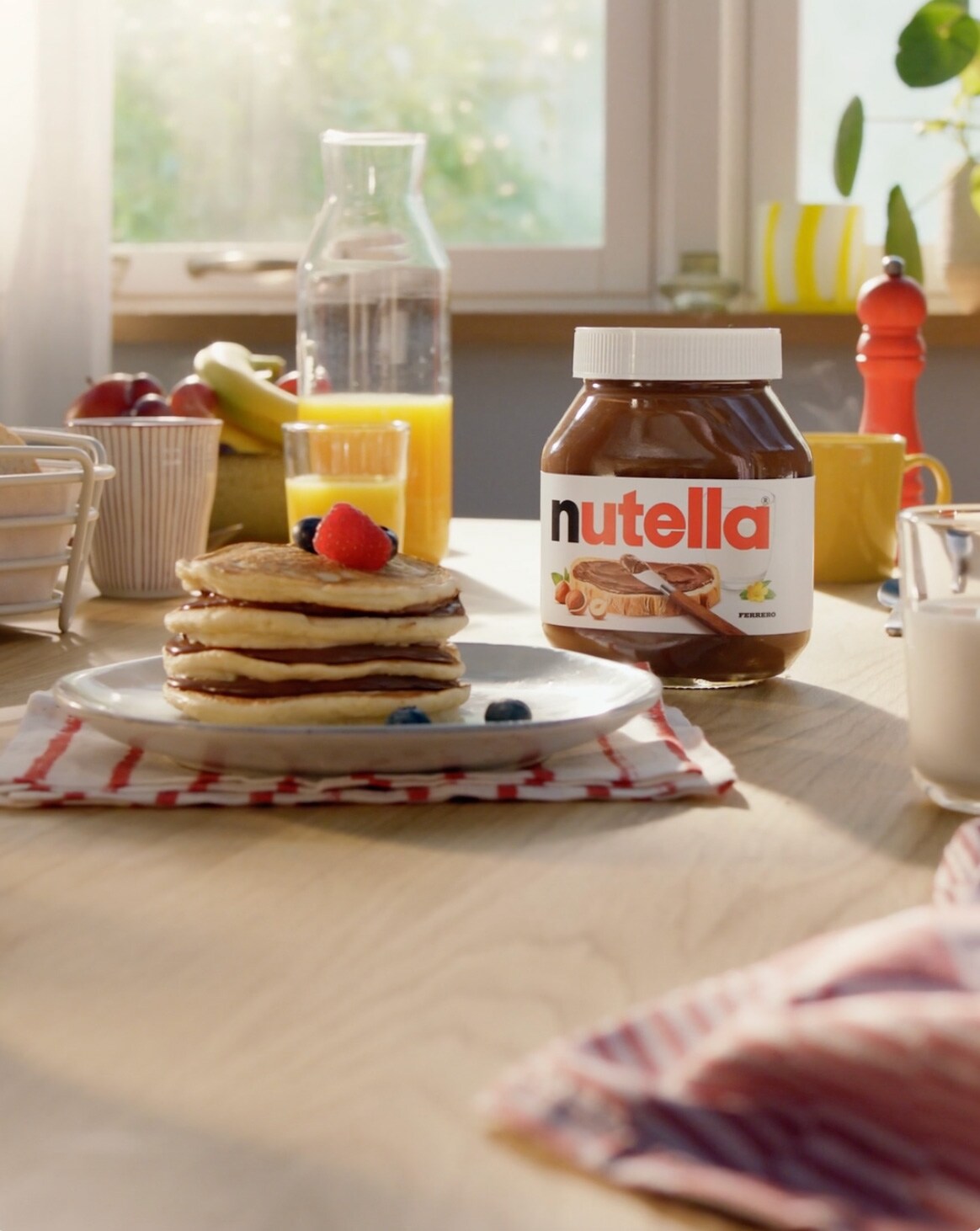 Nutella filled pancakes - Fat Girl Hedonist